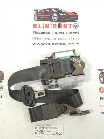 CINTURA DI SICUREZZA ANTERIORE DESTRA AUDI Q5 Serie (8RB) 8R1857706J CAH (0812)