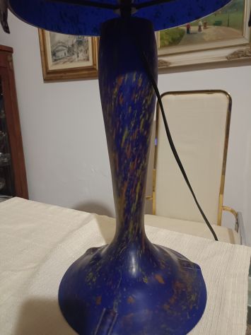 Lampada liberty francese pasta di vetro - Foto 4