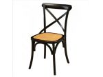 Sedia Thonet in Legno Massello di Frassino con Finitura Nero Anticato - Sedie Sa