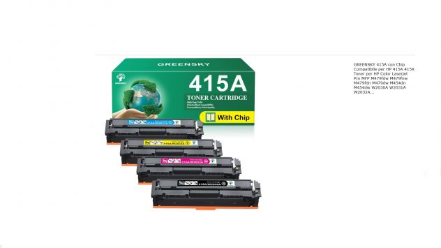 HP415A Toner GREENSKY con Chip - Foto 2
