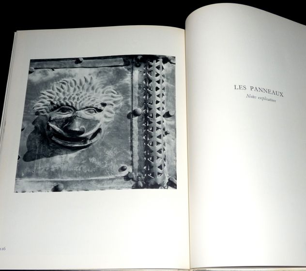 GAZZOLA "La Bible des pauvres, le porte de bronze de Verona", 1956 - Foto 6