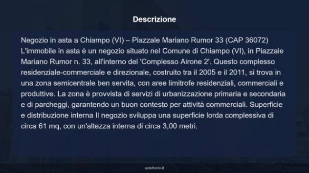 Immobile in asta di 61 m² in vendita a Chiampo - Foto 9