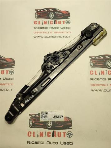 MECCANISMO ALZAVETRO POST. SX BMW X4 F26 7335601E 7335599S B47D20A (1418)