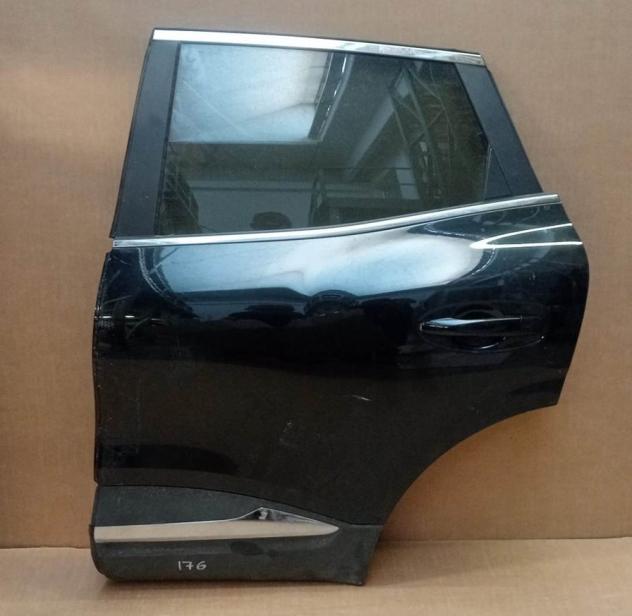 PORTA POST. S. NERO MET. C/ALZ. E SERR 999-U1294596 Carrozzeria  Lamierati esterni  Porte  Porta post. sx. RENAULT - KADJAR - 01-07-2015 -