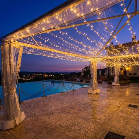 Noleggio luxury Tensostrutture Crystal e vetrate Lago di Como e Toscana Luxevent - Foto 2