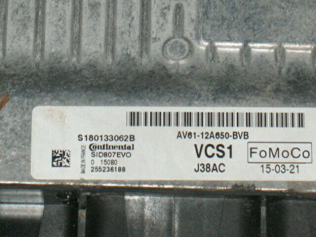 S180133062B ECU FORD S-MAX S180133062B AV61-12A650-BVB SID807EVO VCS1 - Foto 2