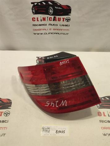 STOP FANALE POSTERIORE SINISTRO MERCEDES Classe B W245 1° Serie A1698202364 640940 (0511)