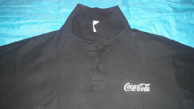 Shirt Coca Cola nera scritta bianca Tg M - Foto 2