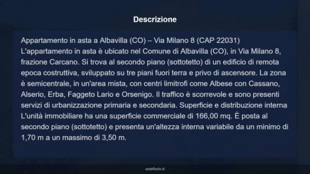 Immobile in asta di 166 m² con più di 5 locali in vendita a Albavilla - Foto 9