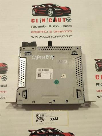 CENTRALINA AUTORADIO RENAULT Captur Serie 281153789R (1319)