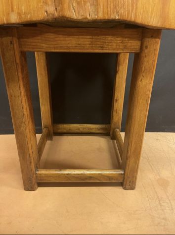 Ceppo in legno da macellaio restaurato - Foto 2