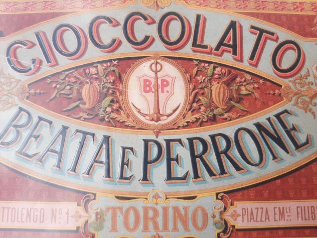 INSEGNA CIOCCOLATO BEATA E PERRONE TARGA IN RILIEVO - Foto 3