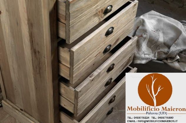 Mobili Rustici County Sassari Settimanale Rustico in Legno Vecchio cod 12004