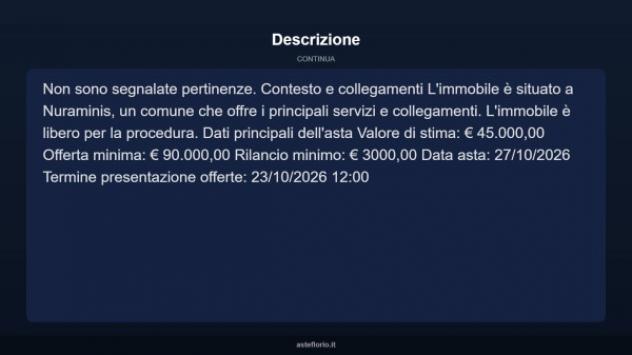 Immobile in asta di 236 m² con più di 5 locali in vendita a Nuraminis - Foto 5