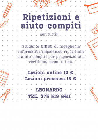 Ripetizioni e aiuto compiti