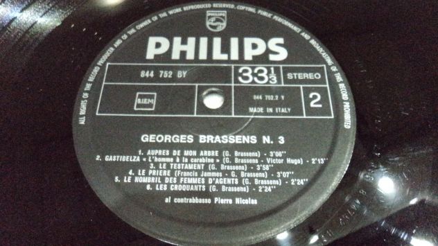 Georges Brassens III - 33 giri in Vinile - Foto 5