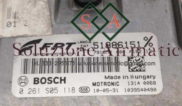 0261S05118 51886151 Alfa Giulietta 1.4 centralina motore Bosch - Foto 2