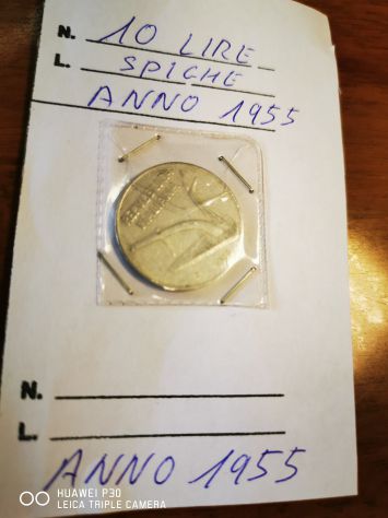 10 LIRE SPIGHE ANNO 1955