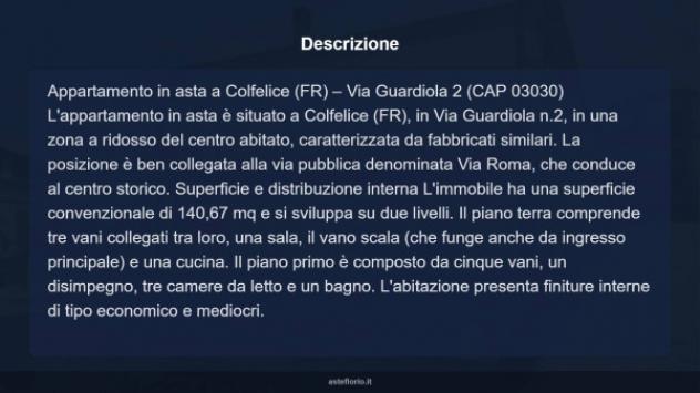 Immobile in asta di 140 m² in vendita a Colfelice - Foto 15