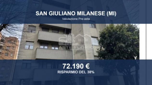 Immobile in asta di 73 m² in vendita a San Giuliano Milanese