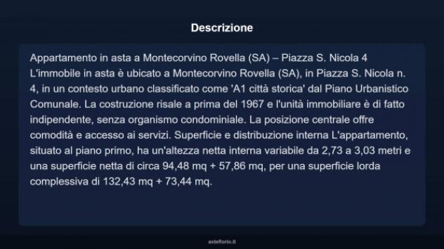 Immobile in asta di 259 m² in vendita a Montecorvino Rovella - Foto 8