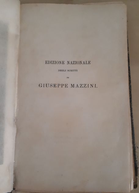 GIUSEPPE MAZZINI, SCRITTI EDITI ED INEDITI, EPISTOLARIO DI GIUSEPPE MAZZINI 1924 - Foto 7