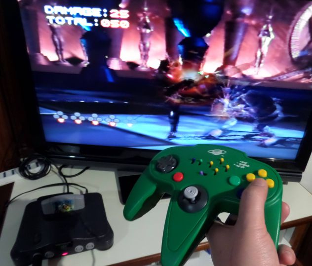 Joypad Nintendo 64 (Turbo,Auto fire,Slow Motion) Verde - Foto 4