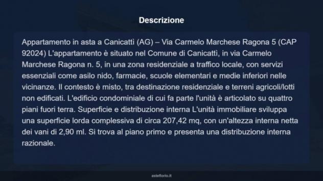 Immobile in asta di 207 m² in vendita a Canicattì - Foto 11