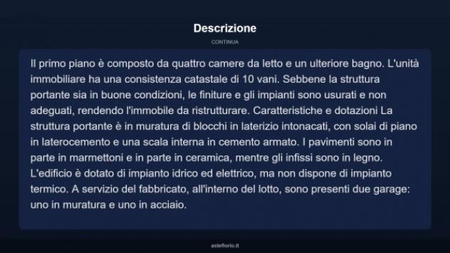 Immobile in asta di 335 m² con più di 5 locali e box auto doppio in vendita a Fermignano - Foto 13