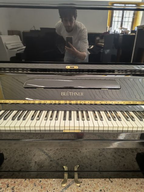 Pianoforte bluthner 130 tedesco con trasporto e panca inclusi - Foto 2