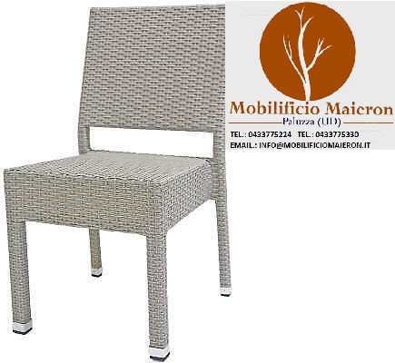 Sedie Perugia Arredo Esterno Bar Ristorante cod 8002/X alluminio nuove affare
