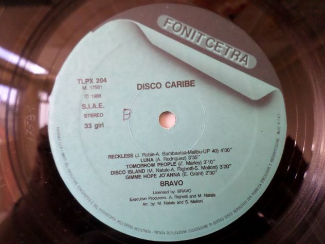 DISCO CARIBE by BRAVO 20 HITS MONDIALI Compilation - LP/33 giri - Foto 4