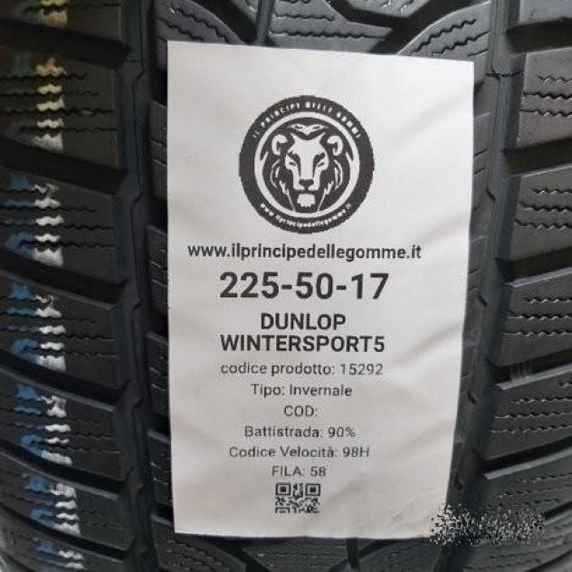 2 gomme 225 50 17 dunlop a15292 - Foto 2