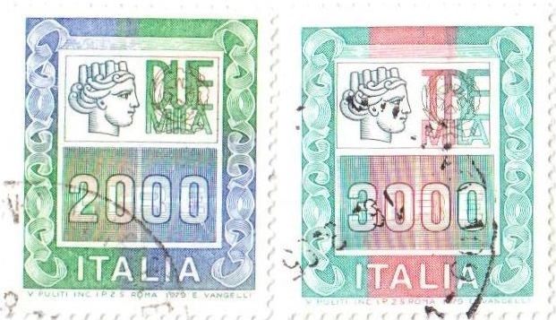 Francobolli, alti valori, marche &amp; segnatasse Italia - Foto 7