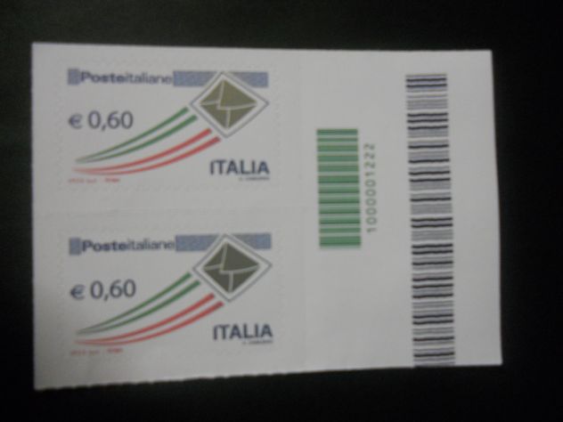 Posta ordinaria 2009 Busta Oro con Codice a barre