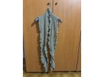 SCIARPA COME NUOVA,VINTAGE,DA DONNA,IN LANA,GRIGIO CHIARO,INTROVABILE UGUALE