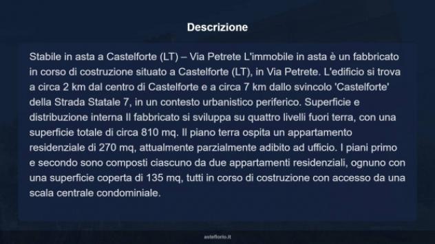 Immobile in asta di 810 m² con più di 5 locali in vendita a Castelforte - Foto 7