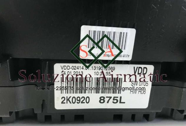 Volkswagen Caddy 1.6 quadro strumenti 2K0920875L - Foto 2