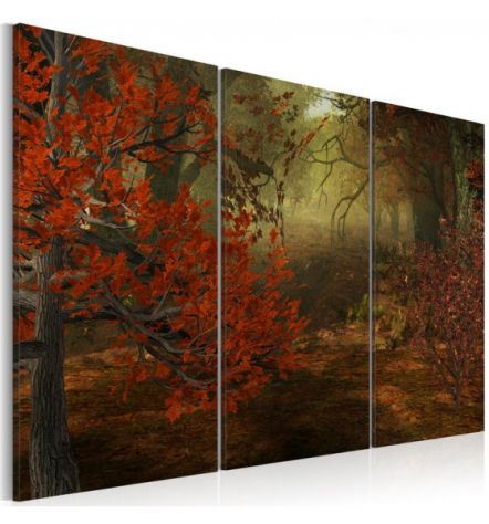 Quadro Foresta Rossa 60x40 E 120x80 ARREDALACASA