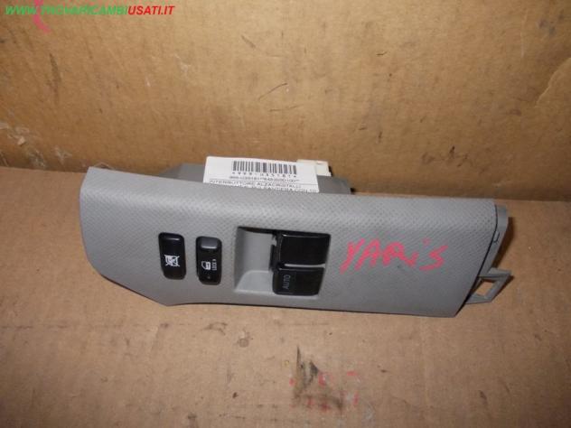 INTERRUTTORE ALZACRISTALLI PORTA ANT S. PULSANTIERA CON 10 PIN TOYOTA YARIS (XP90) Parti elettriche Impianto elettrico Interruttori Inte TOYOTA -