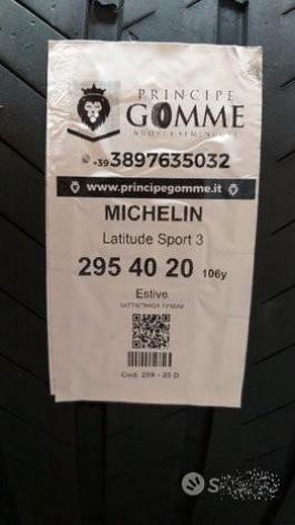 2 gomme 295 40 20 michelin a209 - Foto 2