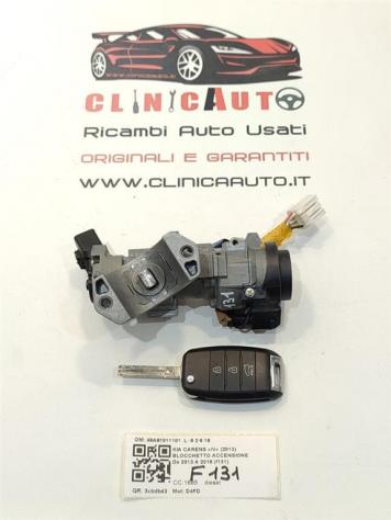 BLOCCHETTO ACCENSIONE KIA Carens Serie 49A61011101 D4FD (1318) - Foto 2