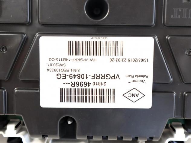 248104696R QUADRO STRUMENTI CONTACHILOMETRI RENAULT CLIO 0.9 B 56KW 5M 5P (2019) RICAMBIO USATO - Foto 9