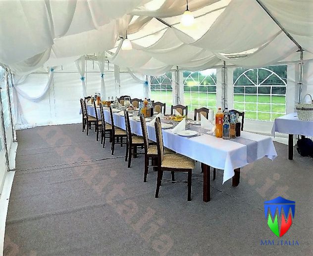 Tensostrutture 5 x 10 in Pvc con chiusure extra con Velcro EcoPlus - Foto 5