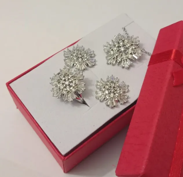 Parure Fiocco di Neve in Argento 925 - Foto 3