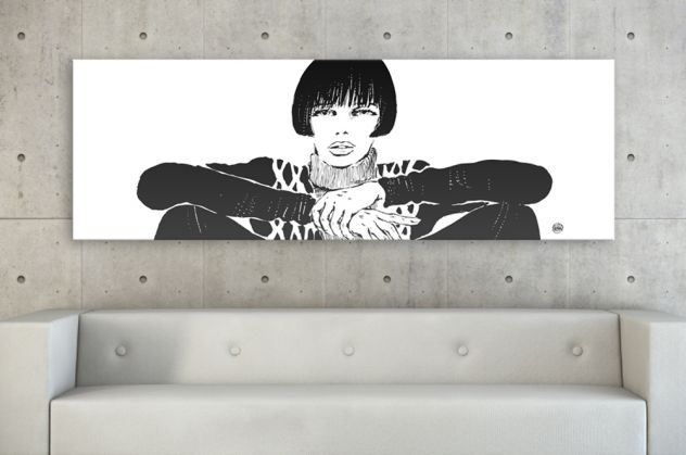 Quadro moderno Valentina Crepax dipinto a mano