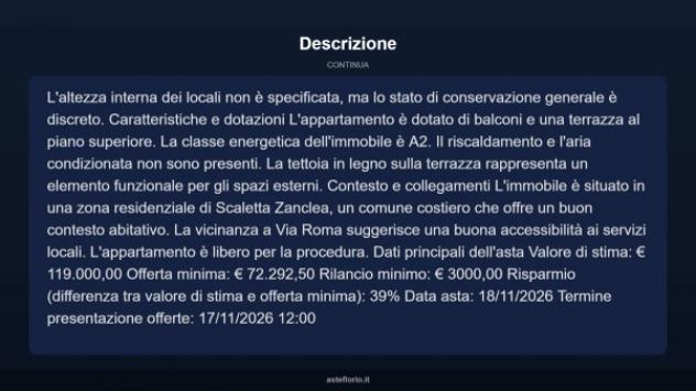Immobile in asta di 88 m² in vendita a Scaletta Zanclea - Foto 15