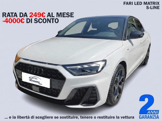 AUDI - A1 Sportback 30 TFSI S tronic Identity Black#S-LINE INTERNO!