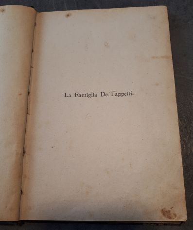 LA FAMIGLIA DE-TAPPETTI, GANDOLIN, EDIZIONE F.lli TREVES 1919. - Foto 2