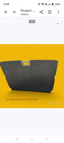Pannello rigido per bagagliaio Peugeot 2008 II anno 2020 ad oggi . - Foto 2